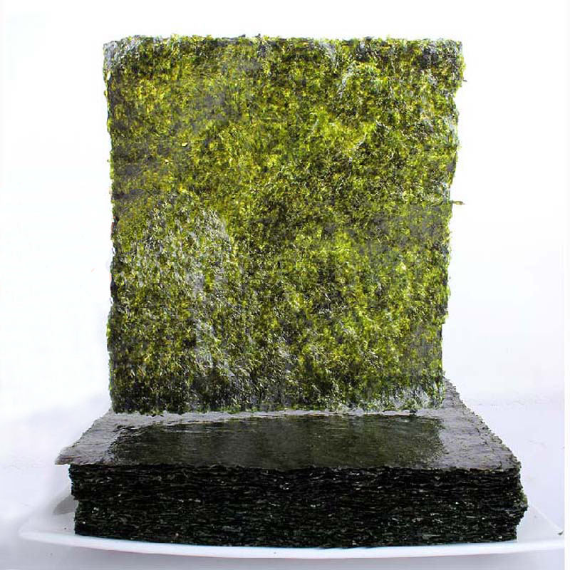 2.8g Roasted Seaweed Yaki Sushi Nori 50 Sheets Natural Flavor
