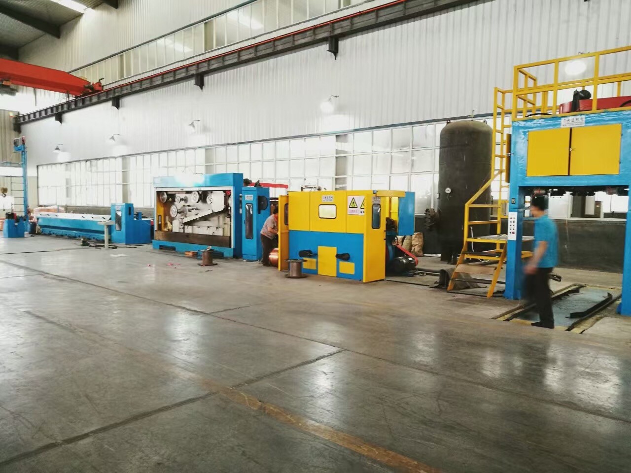 450-13D Sliding Copper Wire/Rod Drawing Machine 8-1.2mm With Double Sppoler