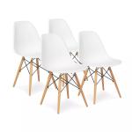 Strong Stability Plastic Dining Chair Kitchen Dinner Furniture Fade Resistance