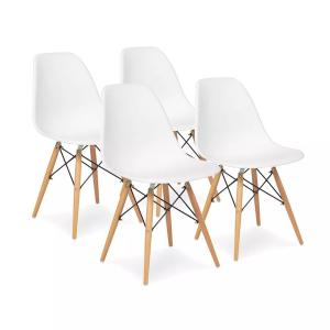 Quality Strong Stability Plastic Dining Chair Kitchen Dinner Furniture Fade Resistance wholesale