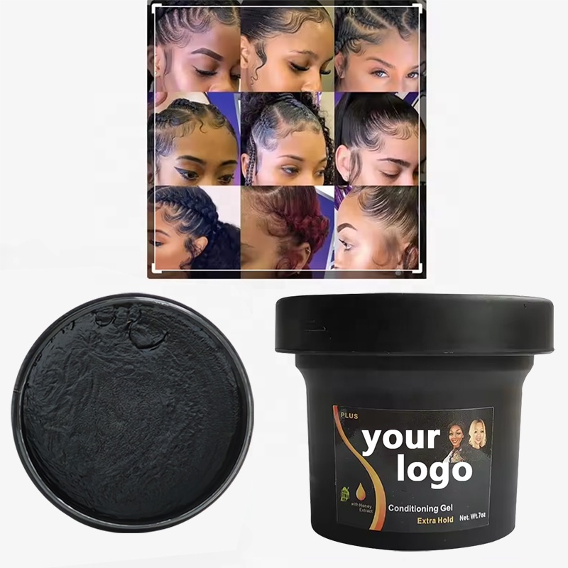 Gender-Neutral Hair Conditioning Gel for Strong Hold and Braid Control Private Label