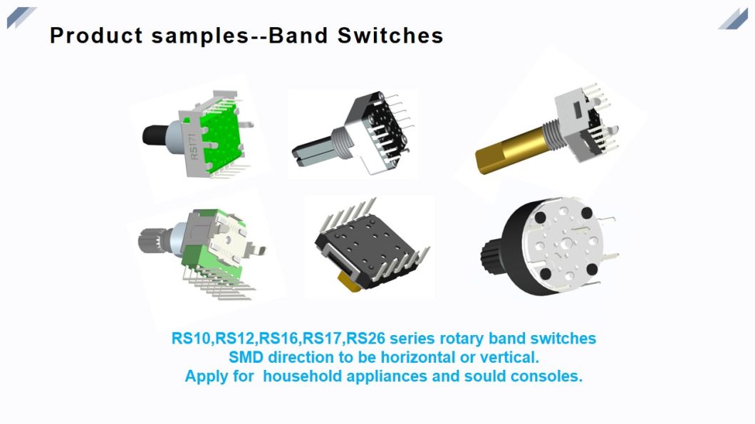 Re814A0 Three-Unit Shaft Sealed Encoder for Walkie-Talkie, Interphone