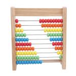 Arithmetic Abacus Wooden Math Toy Rainbow 7cm Wooden Counting Beads