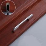 192mm Chrome Silver Zinc Alloy Handles Wardrobe Long For Badroom
