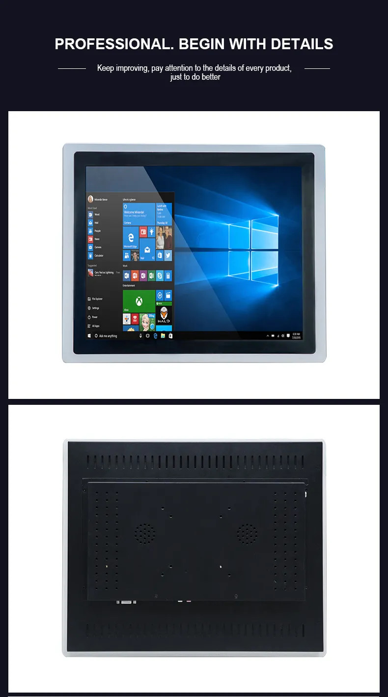 27 Inch Capacitive Lcd Touch Screen Industrial Control Computer Multifunction Self Service Terminal