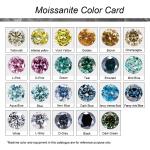Oval Brilliant Cut Loose Moissanite Diamond 3*5mm-10*14mm Small Size For Jewelry