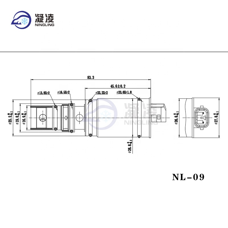 A/C Compressor Control Valve EX 10452C for DENSO 5SE09C 5SE12C 6SEU16 BMW F18 523 F02 730