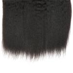 3 Bundles Peruvian Human Hair Weave Kinky Straight Hair Customized Length