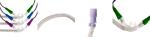 Soft PVC Material High Oxygen Nasal Cannula With Flex Tube