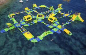 Quality Hot Welding Thrilling Adventure Inflatable Water Park For Children wholesale