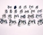Silver Hexagon Head Type Reusable Hydraulic Hose Fittings for Stainless Steel