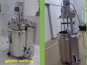 Quality Gelatin Capsule Machine With Movable Gelatin Melter / Service Tank wholesale