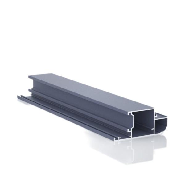 Casement Window Profile Powder Coated Aluminium Door Profiles Green / Grey For