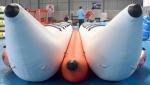 14 Persons Double Tubes Inflatable Banana Boat