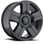 Silver 22x9 Texas Edition Replica Rims 5291 Fit Silverado Sierra Chevy Mach