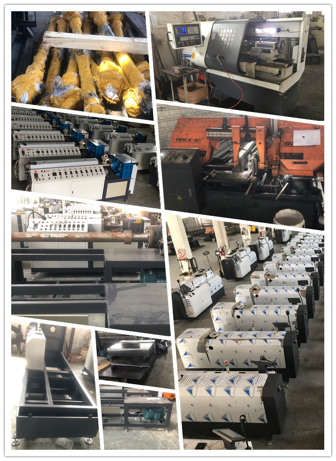 PA66 GF25 Strip Single Screw Plastic Extruder Machine For Thermal Barrier Aluminum Profile