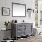 Acrylic Door Panel Surface Treatment Hotel Bathroom Vanity Cabinet for Apartment