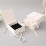 NECKLACES Custom Made Closure Lid Eco Cardboard Foldable Small Jewelry Gift