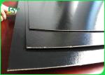 800gsm 1000gsm Book Binding Board , High glossy Laminated black cardboard For
