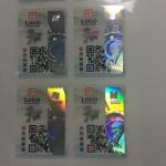 Customized Anti Counterfeit Security Label Stickers / Anti Counterfeiting Label