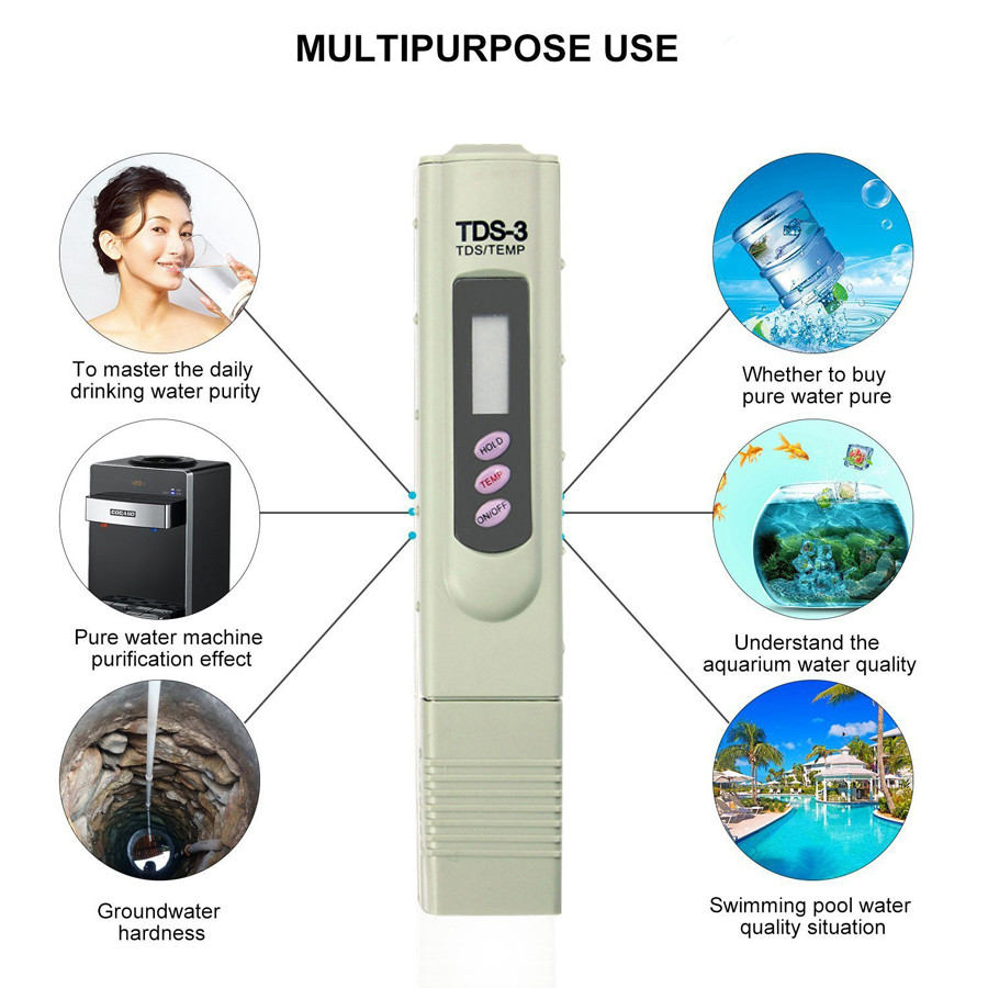 Digital TDS Meter for Aquarium Accurate Water Purity Measurement
