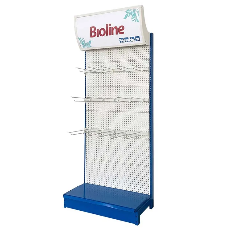Factory Custom Size Color pink super market display racks gondola grocery store shelf supermarket shelf