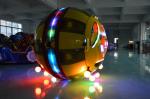 Space Capsule Kids Electric Car Battery Operated 360 Degree Rotation