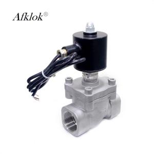 Quality Diaphragm DC24V High Pressure Solenoid Valve Stainless Steel 100 Bar wholesale