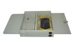 Gray ODF 12C Indoor Fiber Optic Wall Mount Termination Box XDK