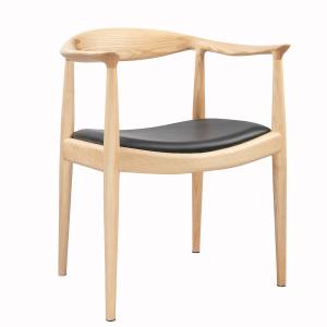 Quality Natural Wood Hans Wegner Kennedy Office Chair With Leather Seat wholesale
