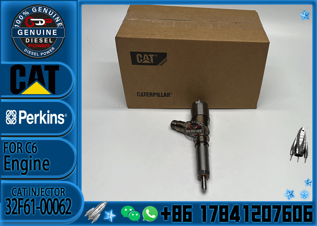 Excavator Parts CAT E 320D 323D c4.4 C6.6 Engine Fuel Injector 32F61-00062 10R-7671 320-0677