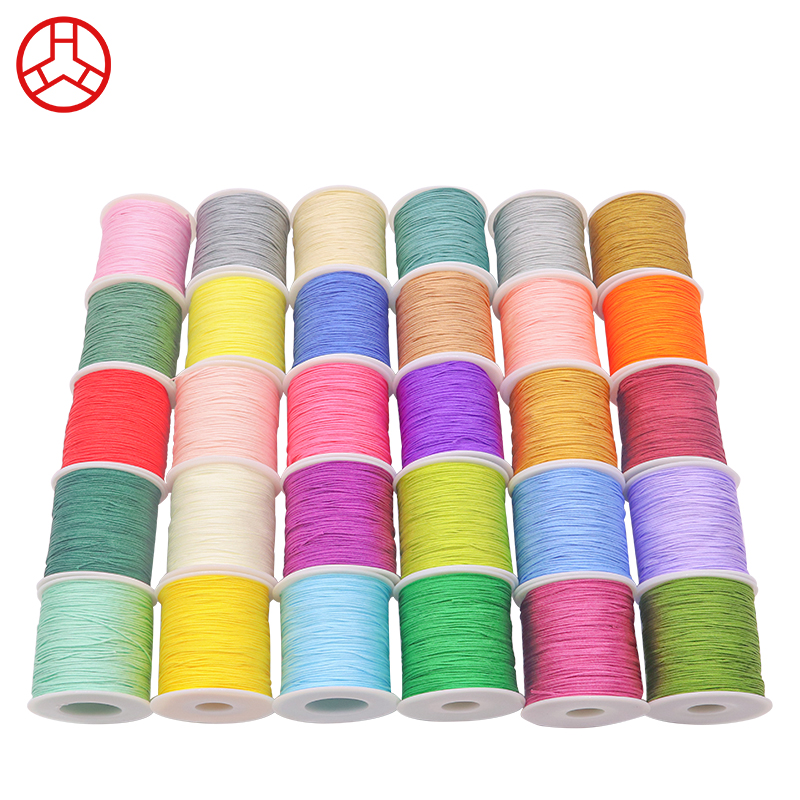 Colorful 0.7mm Nylon Thread for Handmade Jewelry and Bracelet Making OEM/ODM Accepted