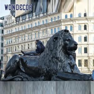 Quality Life Size Lion Bronze Statue 110cm For Outdoor Square Garden Decoration wholesale