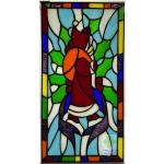 Handcrafted Beveled Stained Window Glass Multi Color