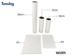 Quality 0.075mm Thickness Pet Film 30cm 33cm 60cm Width Dtf PET wholesale