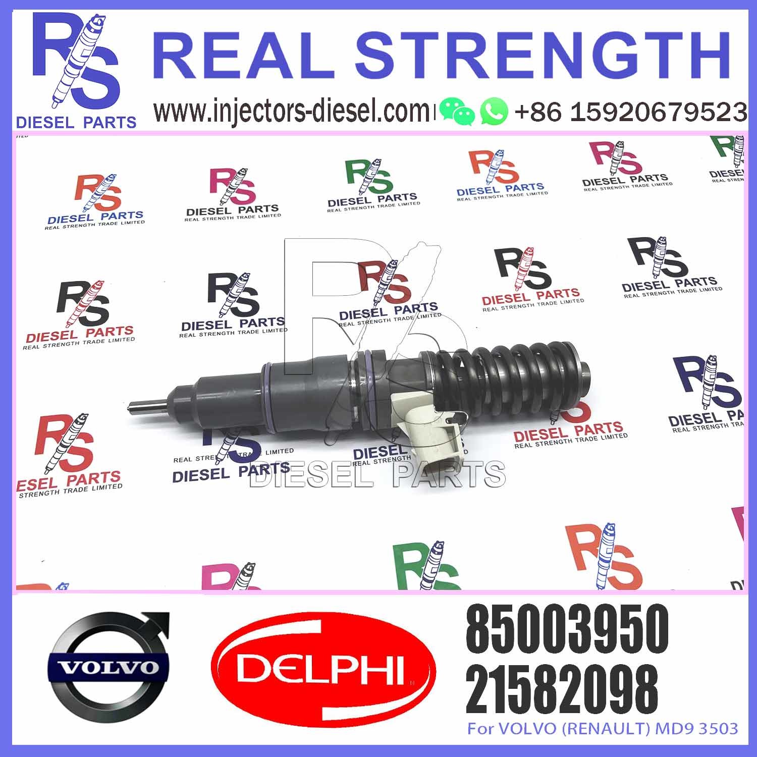 Remanufactured Hot-selling Diesel Common Rail Injector 7421582098 21644600 85003950