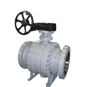 China 3 Pieces Trunnion Mounted Ball Valve, API 6D, Fire Safe on sale