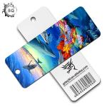 Personalised 3D Lenticular Bookmark For Schools , 3d Printed Card