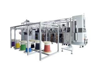 China 0.5Mpa PLC Fully Automatic Crimping Machine , Multifunctional Cable Harness Machine on sale