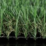 Fire Risistant Fake Green Grass 30mm Anti Ultraviolet Permeable Water