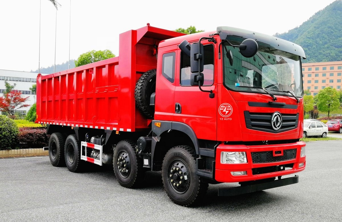 8X4 270HP 31T Euro5 Heavy Duty Dump Truck Diesel Fuel Automatic Transmission Left Steering