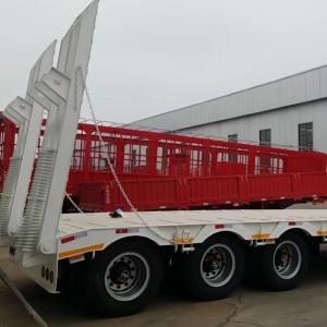 Quality Hydraulic Multi Axle 35-100 Ton Bulk Cargo Carrier Lowboy Trailer Within Your Budget wholesale