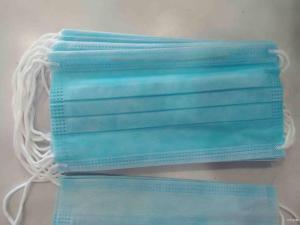 Quality Against Germ Disposable Mouth Cover Mask , Adult 3 Layer Face Mask wholesale