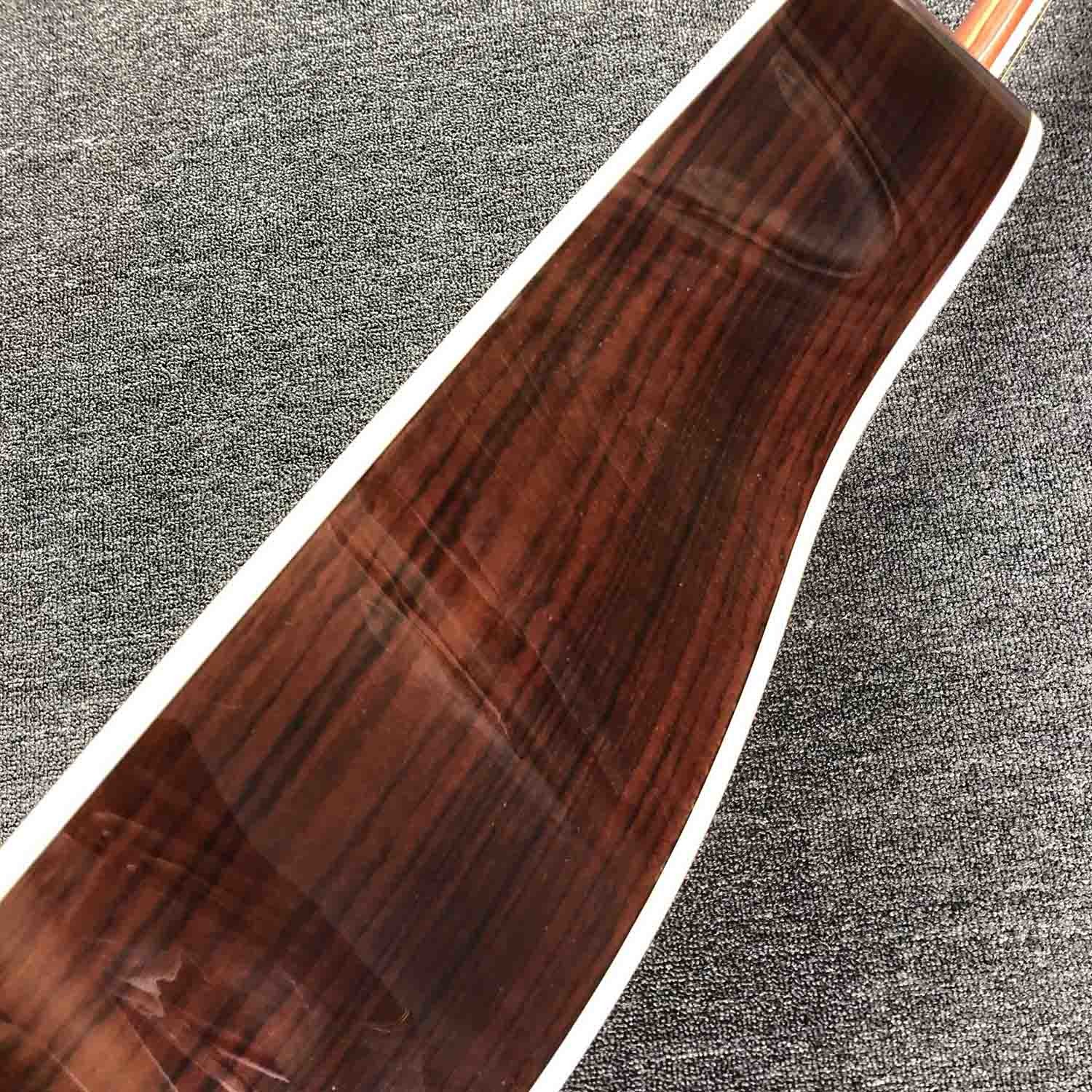 Custom 12 Strings D Body Solid Cedar Top Rosewood Back Side Guilds Acoustic Electric Guitar