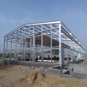 Quality Insulated Steel Structure Poultry House With Sandwich Panel Walls Weather Proof wholesale