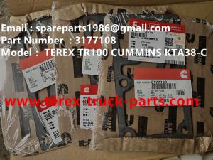 Quality 3177108 GASKET TEREX CUMMINS DUMP TRUCK TR50 TR60 TR100 TR70 MINING HAULER OFF HIGHWAY RIGID DUMP TRUCK MT4400AC wholesale