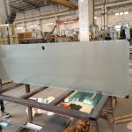 Frost Acid Etched Tempered Shower Glass 8-12mm Thk Swinging Glass Door