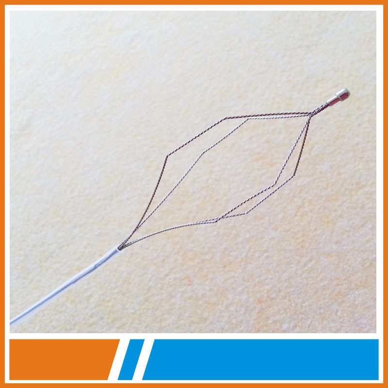 Nitinol grasping forceps with basket of endoscopic instruments