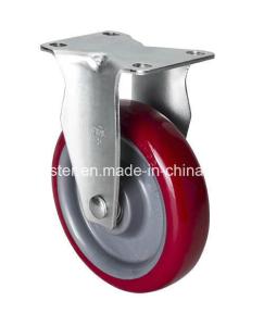 Quality TPU Caster 5&quot; 150kg Rigid Medium Edl 5005-86 for Heavy Duty Applications Without Brake wholesale