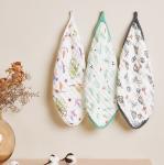 Four Layer Vivid Picture Patterned Cotton Gauze Fabric Health 40S